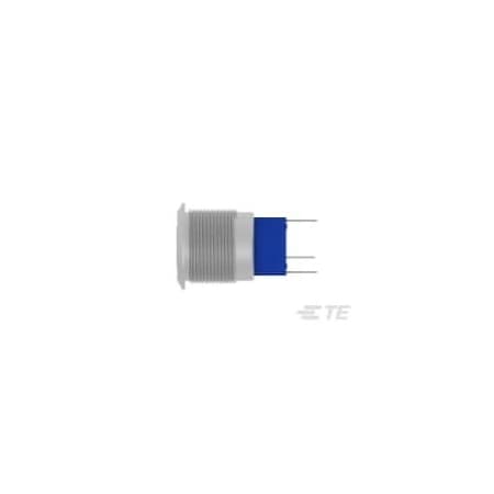 Te Connectivity Pushbutton Switch, Spst, On-Off, 3A, Wire Terminal, Panel Mount 1-2316542-1